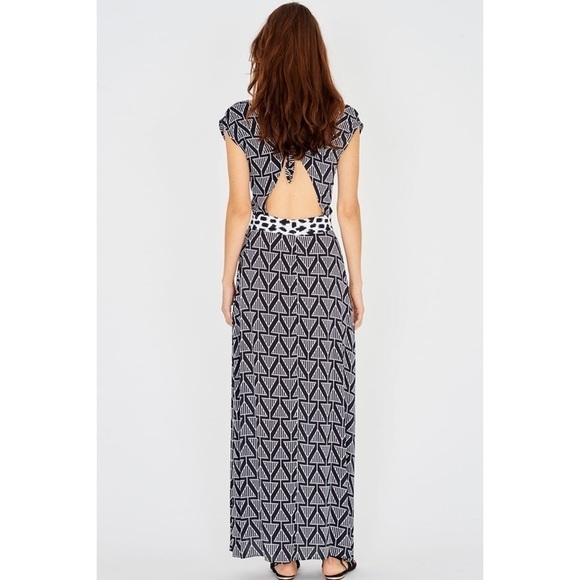 TALULAH Aztec Skies Maxi Dress Black And White - Picture 2 of 8